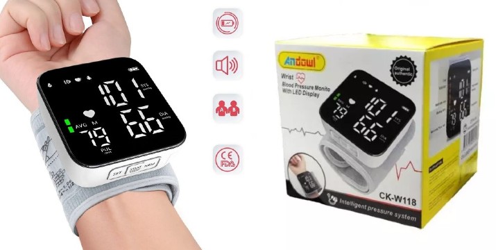 16,90€ για ένα Ψηφιακό Όργανο Μέτρησης Πίεσης Καρπού Andowl, με παραλαβή από την Idea Hellas και δυνατότητα πανελλαδικής αποστολής στο χώρo σας.Κωδ:220454F
